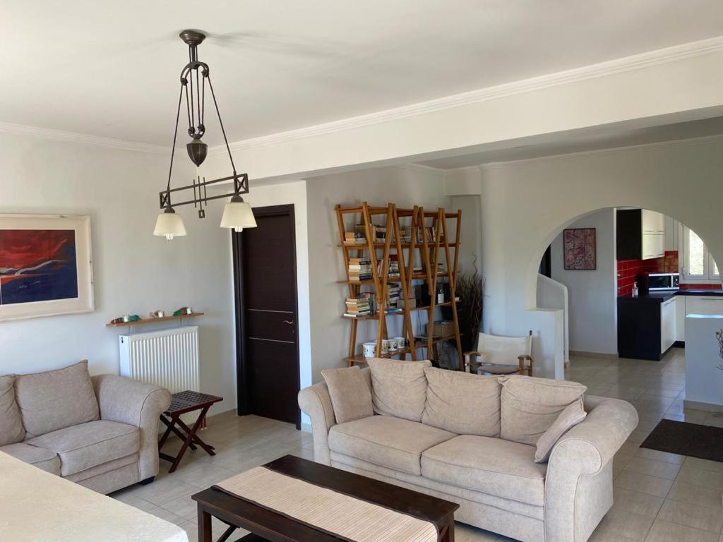 350M Above Sea Villa Vasiliki  Luaran gambar