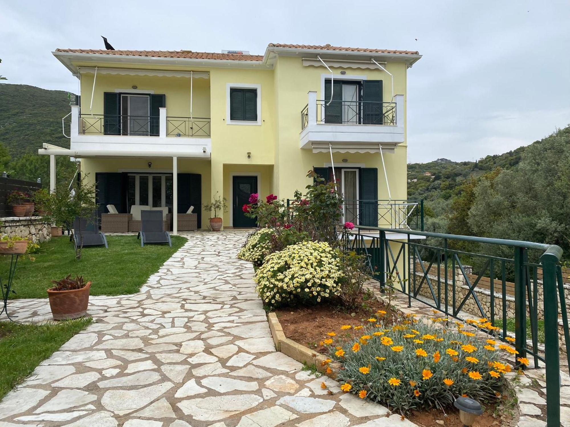 350M Above Sea Villa Vasiliki  Luaran gambar